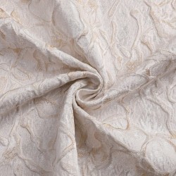 White Gold Jacquard Tablecloth | Home Goods | Judaica